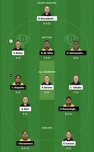 NZ-W vs SL-W Dream11 Prediction Team, Head To Head League